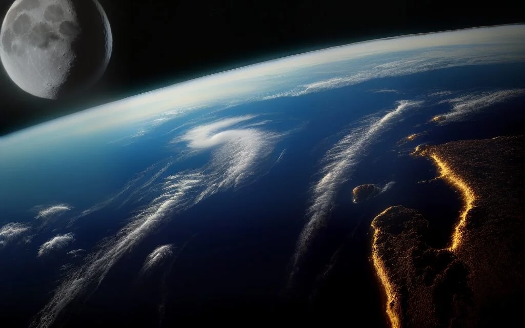 Clinical studies blog. Picture shows the view of earth from outer space. This post looks at the projection over the next decade of what clinical trials in space could be like.